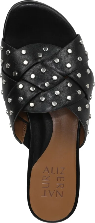 Naturalizer Women's Morena Studded Block Heel Slide Sandals - Image 8