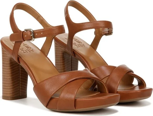 Naturalizer Women's Morgan Sandal English Tea Brown 12 M - Image 2