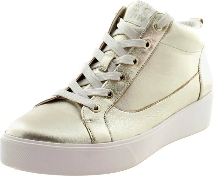 Champagne Metallic Leather