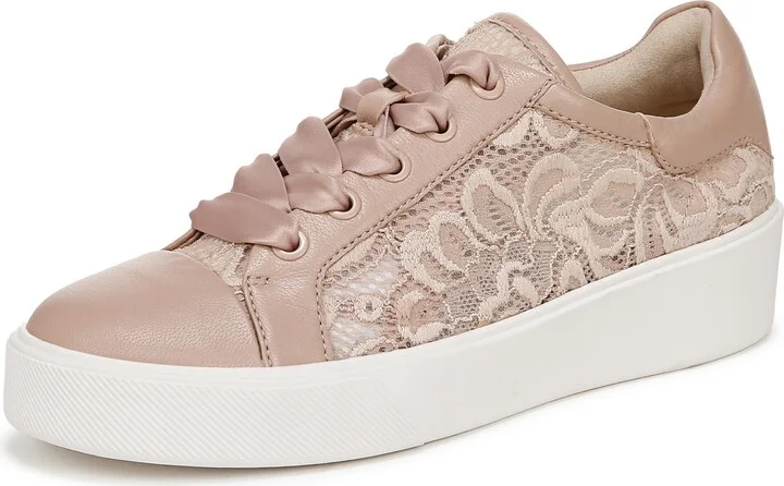 Vintage Mauve Pink Lace