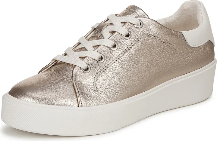 Naturalizer Womens Morrison3.0 Sneaker Warm Silver/White Leather 11 W