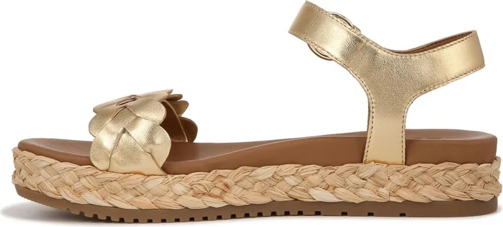 Dark Gold Metallic Leather