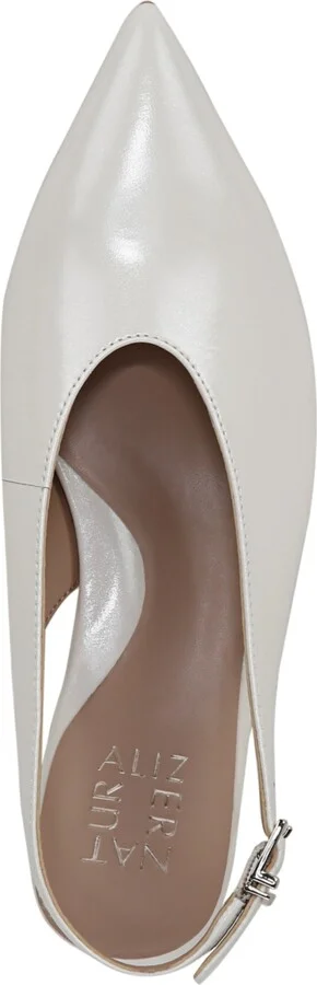Naturalizer Women's Nicolette Pointed Toe Kitten Heel Slingback Pumps - Image 4