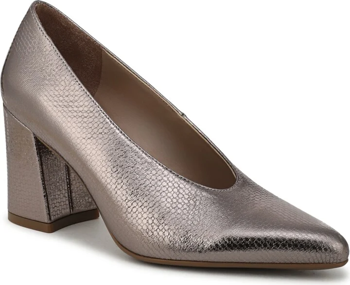 Pewter Faux Leather