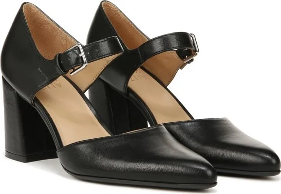 Naturalizer Womens Pixie Mary Jane High Heel Pumps Black 6.5 M - Image 2
