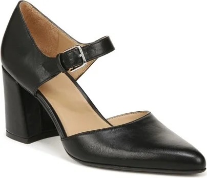 Naturalizer Womens Pixie Mary Jane High Heel Pumps Black 6.5 M