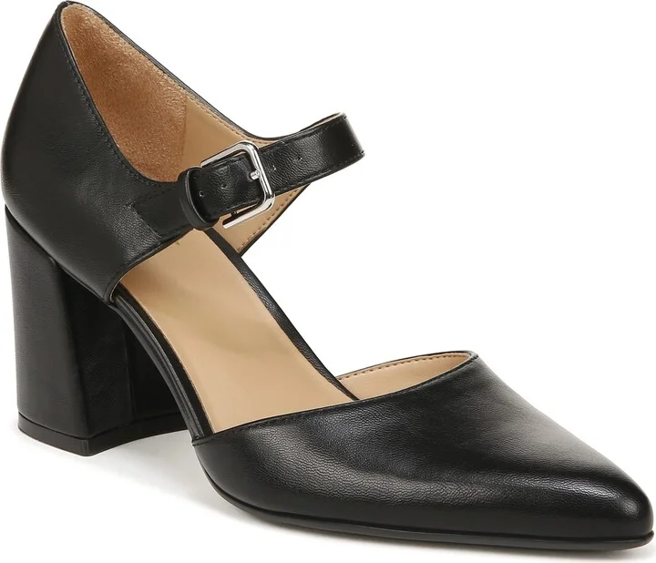 Naturalizer Womens Pixie Mary Jane High Heel Pumps Black 9 W