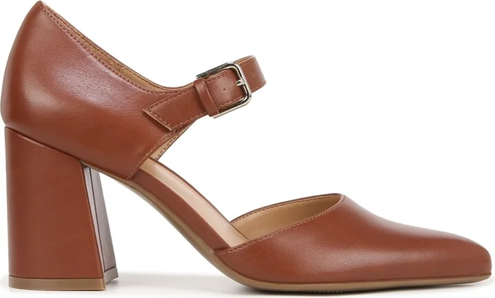 Naturalizer Women's Pixie Mary Jane Pointed Toe Block Heel Pumps - Image 6