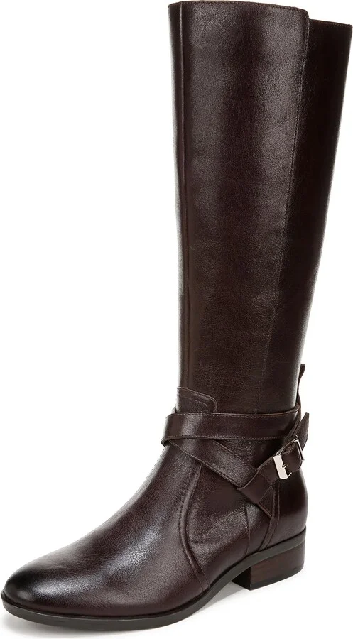 Naturalizer Womens Rena2 Narrow Calf Dark Brown Leather 9.5 M
