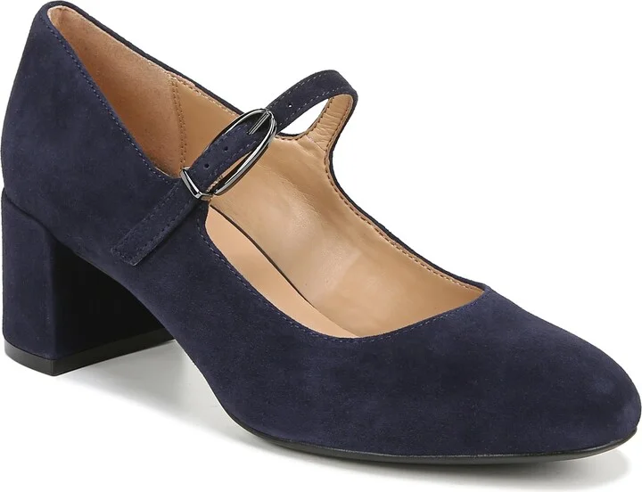 Navy Blue Suede