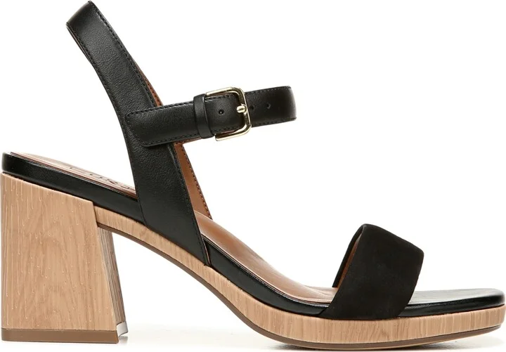 Naturalizer Women's Rose Block Heel Open Square Toe Platform Sandals - Image 2