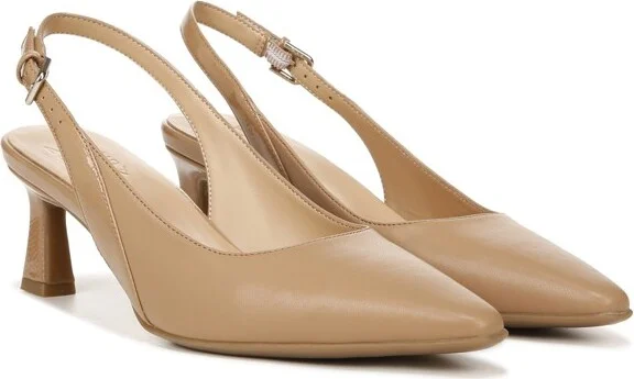 Naturalizer Womens Tansy Slingback Pointed Toe Pump French Navy 7.5 W - Image 6