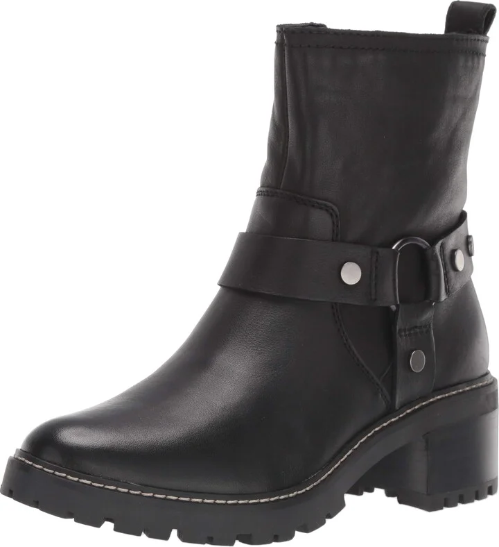 Naturalizer Womens TESS Black Leather Booties 6 M