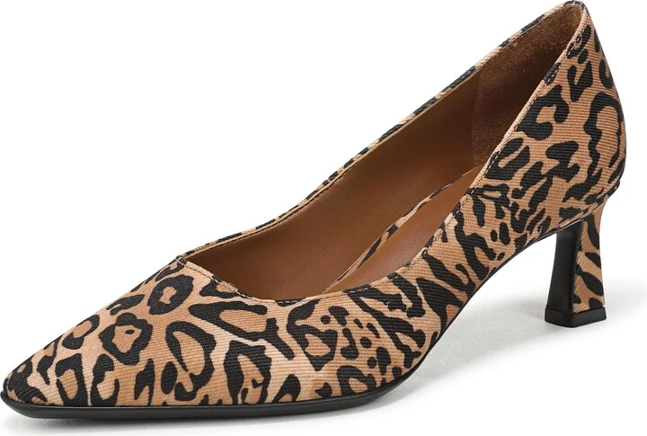 Naturalizer Women's Tylan Pump Dark Brown Leopard 7 W