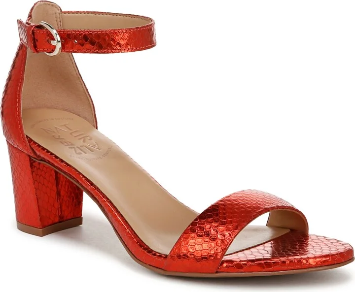 Naturalizer Women's Vera Block Heel Ankle Strap Dress Sandals