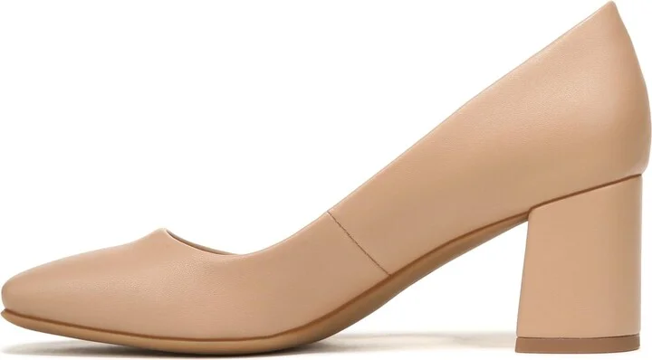 Naturalizer Womens Warner Square Toe Block Heel Pump