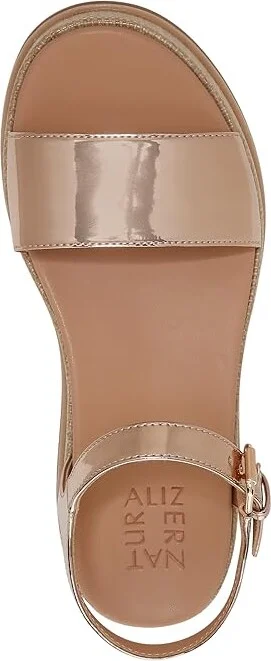 Naturalizer Zane Women's Sandals Rose Gold Faux Leather : 8 M (B) - Image 2