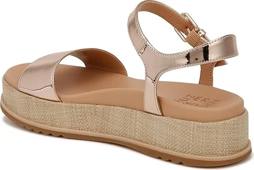 Naturalizer Zane Women's Sandals Rose Gold Faux Leather : 8 M (B) - Image 4