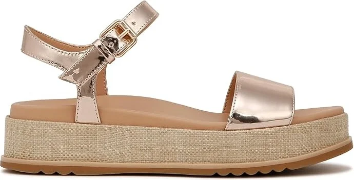 Naturalizer Zane Women's Sandals Rose Gold Faux Leather : 8 M (B) - Image 7