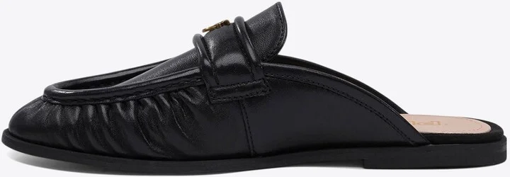 Naty Nappa Leather Flat Mules - Image 2