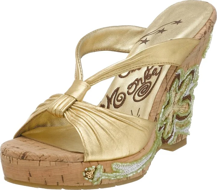 Naughty Monkey Women's All Night Wedge Sandal