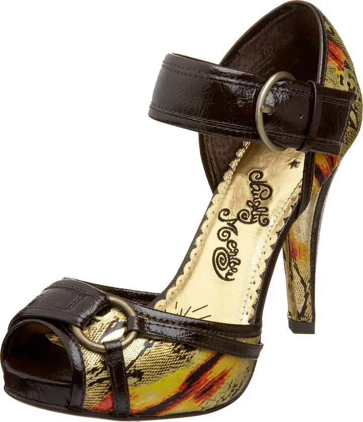 Naughty Monkey Women's Chutes and Ladders Leather Pump