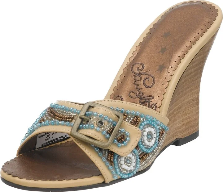 Naughty Monkey Women's D Hot Stepper Wedge Slide