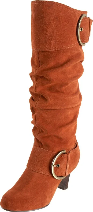 Naughty Monkey Women's D Ring Suede Boot