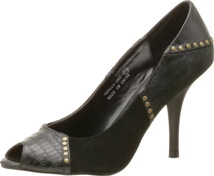 Naughty Monkey Women's Dance Contest Peep Toe Pump