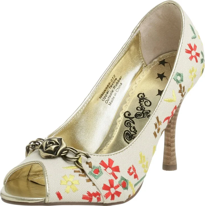 Naughty Monkey Women's Flower Power Pump