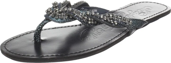 Naughty Monkey Women's Frosted Thong Sandal