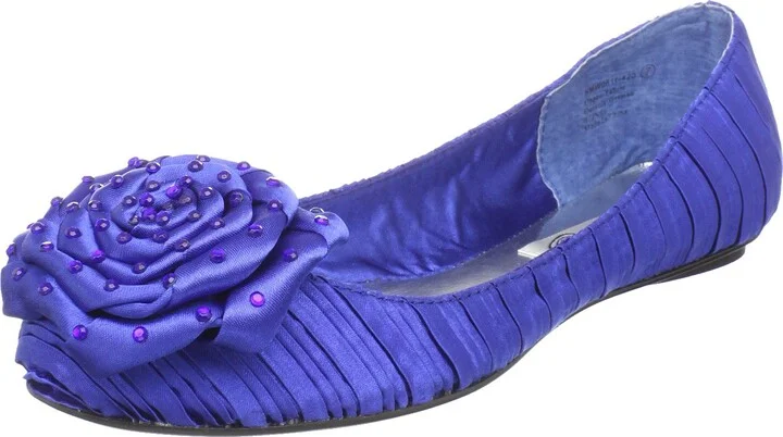 Naughty Monkey Women's Glitzy Ballet Flat