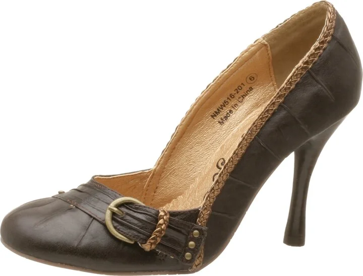 Naughty Monkey Women's Perky Pump with Buckle