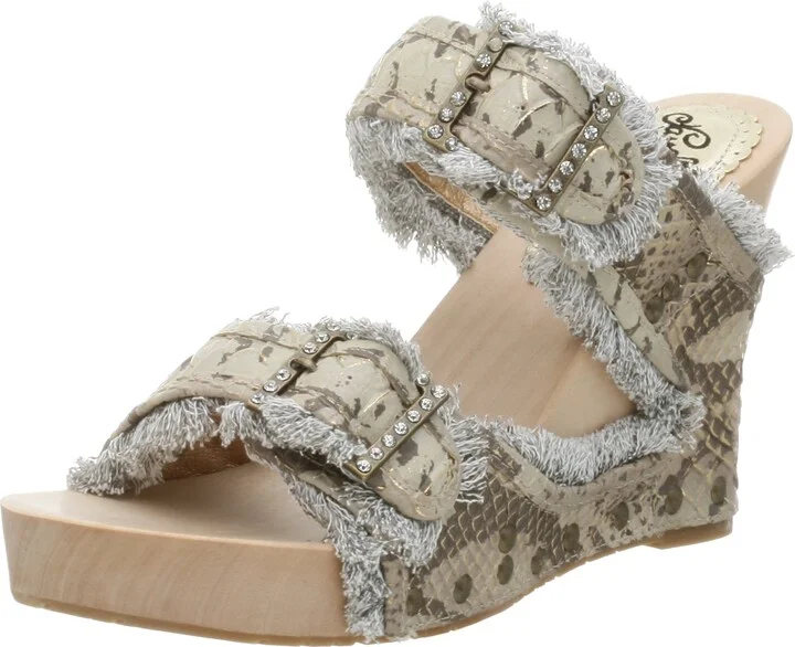Naughty Monkey Women's Reno Platform Slide