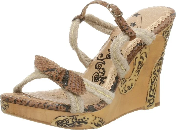 Naughty Monkey Women's Savage Platform Slide