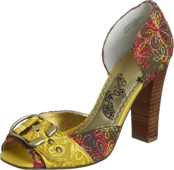 Naughty Monkey Women's Scribble Dibble Pump