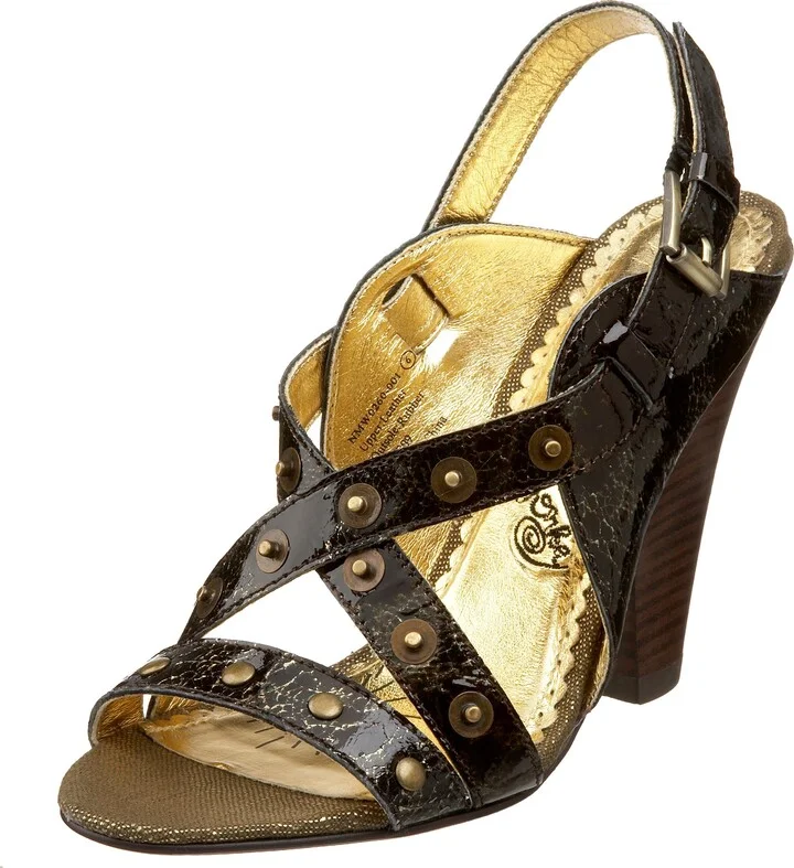 Naughty Monkey Women's Snappy Leather Sandal