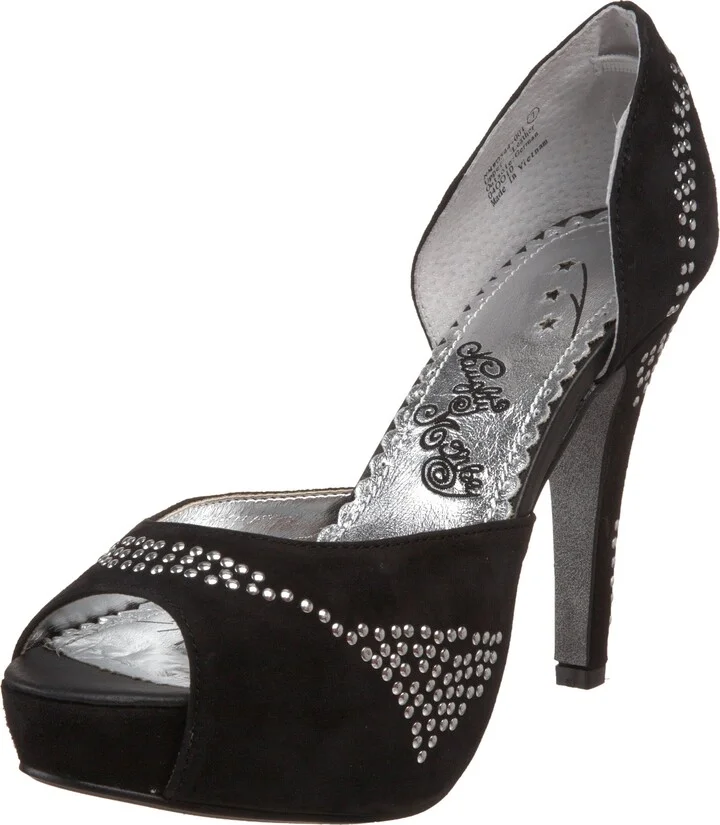 Naughty Monkey Women's Star Studded Platform Pump