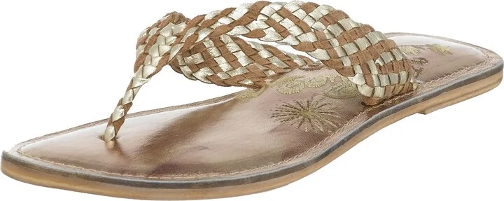 Naughty Monkey Women's Sun Kissed Braided Thong