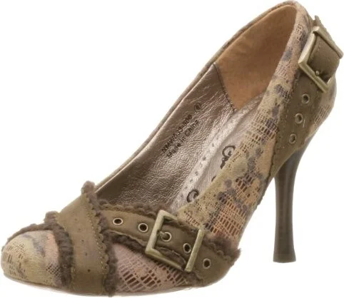Naughty Monkey Women's The Bomb Pump with Buckles