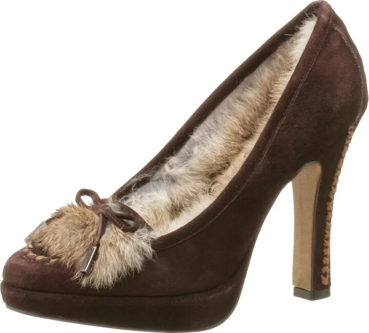 Naughty Monkey Women's Thumper Suede Platform Pump