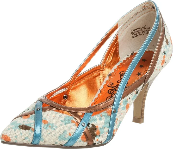 Naughty Monkey Women's Web of Lies Pump