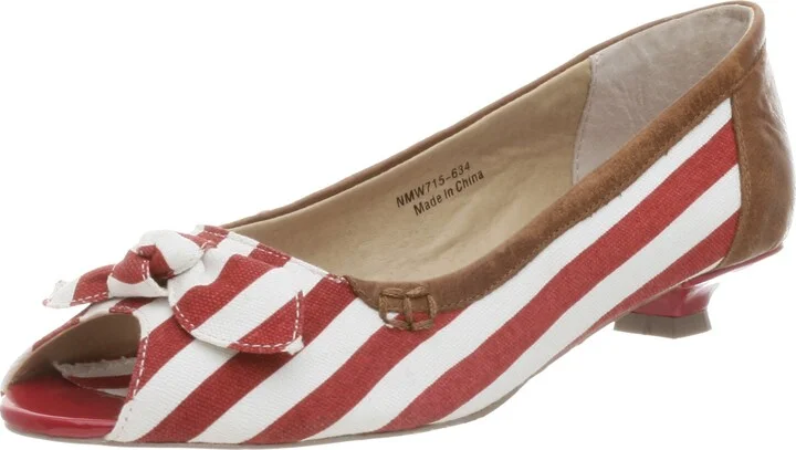 Naughty Monkey Women's Z-Down Open Toe Flat