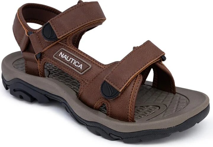 Nautica Men's Bulty Round Toe Strappy Sandals