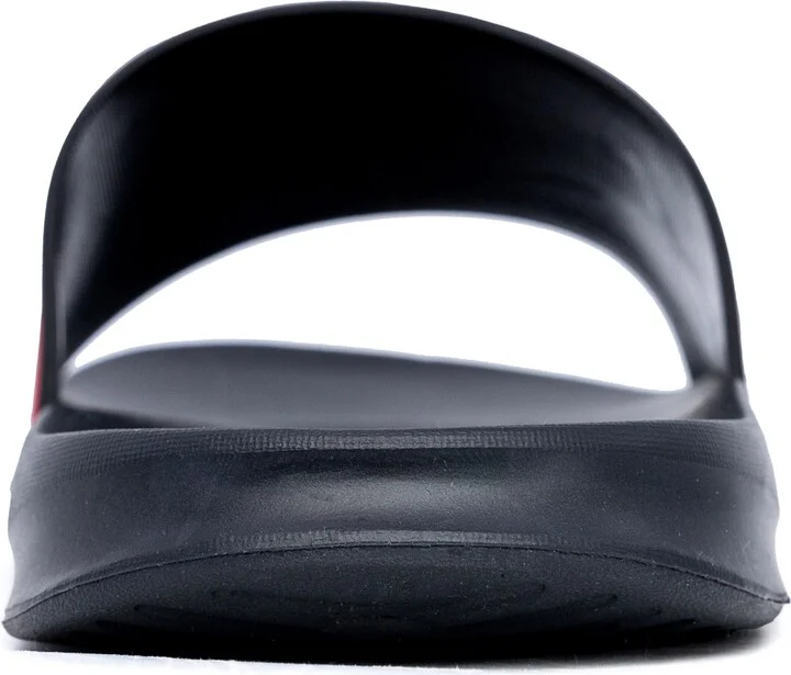 Nautica Men's Fitz Round Toe Pool Slides - Black, Red - Image 3