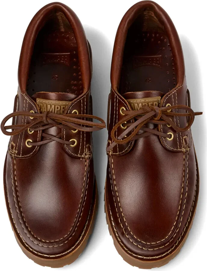 Nautico apron-toe leather boat shoes - Image 4