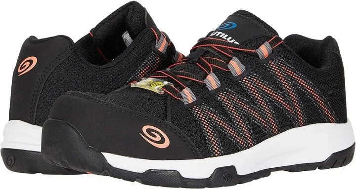 Nautilus Safety Footwear Accelerator Black Carbon Toe SD10 - 1347 Women's Shoes Black : 6 B - Medium, Textile/Synthetic