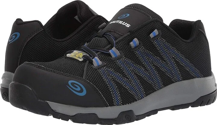 Nautilus Safety Footwear N1345 Carbon Nanofiber Safety Toe SD Men's Shoes Black : 11 D - Medium, Synthetic/Textile