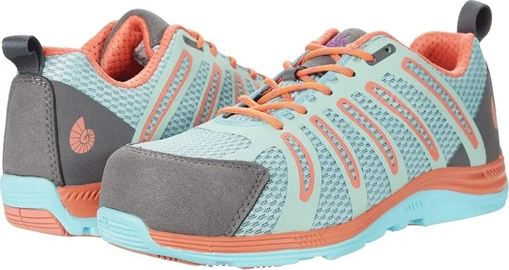 Nautilus Safety Footwear N1790 CT Women's Shoes Aqua : 6 D - Wide, Textile