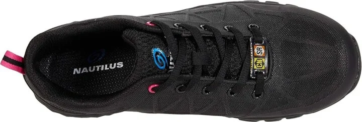Nautilus Safety Footwear Spark CT Women's Shoes Black : 9.5 B - Medium, Textile/Leather - Image 2